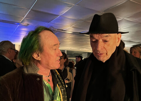 Jean Nouvel and Patrick Blanc at the Cartier Foundation, Paris