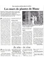 Depeche du Midi, Juillet 1997, Vertical Garden by Patrick Blanc