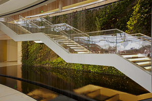 Vertical Garden and staircase S C Johnson  Racine