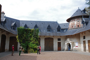 Spiral in stables courtyard, Chaumont-sur-Loire, late summer 09