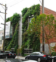 Drew School lateral view from the street,  Oct 2011