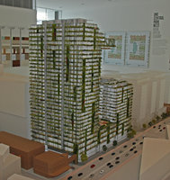 One Central Park, Sydney, model, East and North sides, Jan. 2011