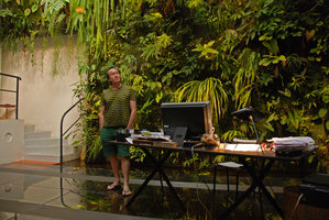 Patrick Blanc sur le Christarium, Feb 2012