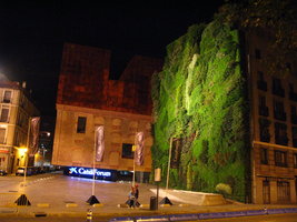 Caixa Forum Madrid, at night, sept. 2008