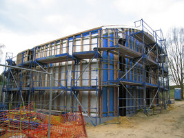Green House in Belgium, construction
