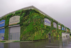 Alpha Park, Vertical Garden by Patrick Blanc, Clayes sous Bois