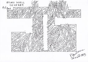 Atlas Mall, vertical garden design by Patrick Blanc, Tehran