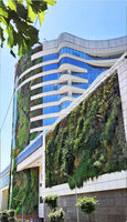 Atlas Mall, Tehran, vertical gardens by Patrick Blanc