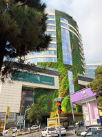 Atlas Mall, vertical garden by Patrick Blanc, view from the street, Tehran