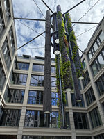 Colonnes Symbiose Mutualité Française, Paris, Work in progress