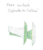 FAAP, Sao Paulo, Spirales du Crétacé, entrance view