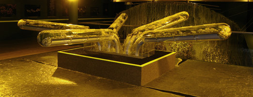 Flûtes aux Rhéophytes, Exhibition Folies Vegetales by Patrick Blanc, Espace EDF Electra, Paris