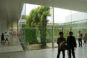 Green Bridge and Asagao Sunset Sunrise Ark exhibition with Hibino, 21st Century Museum, Kanazawa, Japan, Sept. 2012