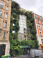 Green Hotel Vertical Garden by Patrick Blanc, Paris, Oct. 2020