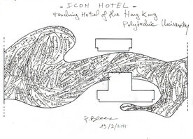 Hotel Icon, the plant design by Patrick Blanc, Hong Kong