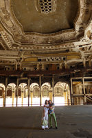 Jane Schulak and Patrick Blanc in the former Michigan Theater, Detroit, July 2016