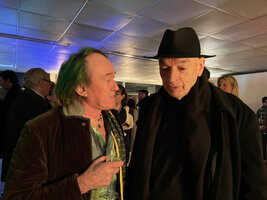 Jean Nouvel and Patrick Blanc at the Cartier Foundation, Paris, Dec. 2022