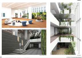 Kawamura Denki Headquarters, Nagoya, rendering by KIAS