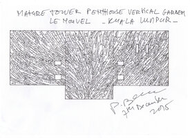 Le Nouvel Vertical Garden Mature Penthouse, Design by Patrick Blanc, Dec 2015