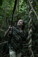 Patrick Blanc among lianas, Mount Popa, Mandalay, Myanmar, Dec. 2017