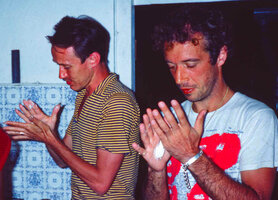 Patrick Blanc and Alain Rousteau, Trois Rivières, Guadeloupe, Feb. 1983, photo Patrice Grégoire