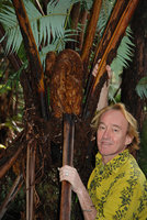 Patrick Blanc and Cibotium glaucum, portrait,Kaua&#039;i, Hawai&#039;i, Jan. 2008