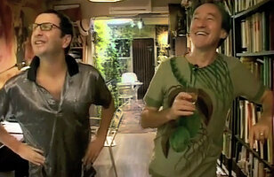 Patrick Blanc and Pascal Héni at home, June 2005