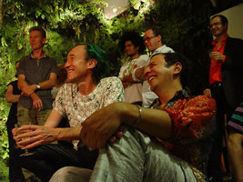 Patrick Blanc and Pascal Heni celebrating their Silver Wedding with friends, June 2010