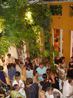 Patrick Blanc and Pascal Heni friends among plants during their Silver Wedding, June 2010