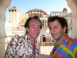 Patrick Blanc and Pascal Heni in Jaipur, India, Dec. 2006