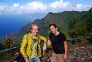 Patrick Blanc and Pascal Heni in Napali, Hawai&#039;i, Jan. 2008