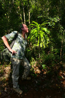Patrick Blanc and Spathelia wrightii, Alejandro de Humboldt NP, Cuba, Feb.2017