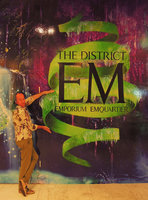 Patrick Blanc and the Rain Forest Chandelier logo for EmQuartier, Bangkok, Aug.2015