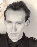 Patrick Blanc at his military duty in French air force army, Feb. 1979