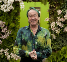 Patrick Blanc at his Orchid Show Exhibition, New York Botanical Garden, March 2012