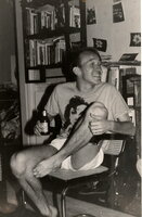 Patrick Blanc at home, April 1985