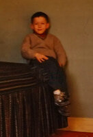 Patrick Blanc at home in 1957