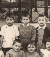 Patrick Blanc at infant school, 1958