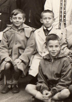 Patrick Blanc at primary school, 1962