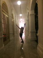 Patrick Blanc back to the Raffles Hotel, Singapore, Aug. 2016