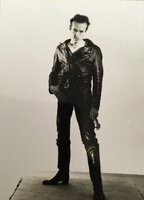 Patrick Blanc celebrating the last day of his military duty, Feb. 1980