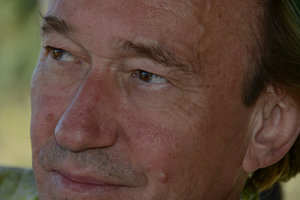 Patrick Blanc close up, Pantanal, Brazil, July 2012