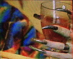 Patrick Blanc, his nails in 1988, Paris