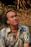 Patrick Blanc in forest, Chumphon , Thailand, Jan 2015