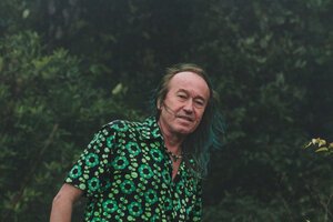 Patrick Blanc in forest, Karnataka, June 2018