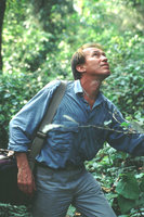 Patrick Blanc in forest understory, Thailand, Aug. 2000