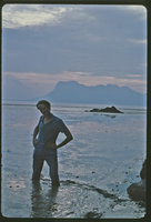 Patrick Blanc in quicksands, Bako NP, Borneo, July 1984