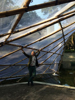 Patrick Blanc inside the Pop-Up theatre, Hong Kong, Dec 2015