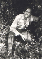 Patrick Blanc in south of France garden, 1976