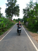 Patrick Blanc on a motorbike, Andaman, March 2008